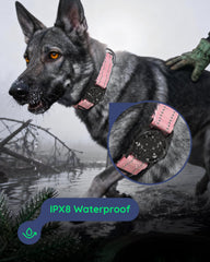 Collar WhoseID con reflectores laterales para mayor visibilidad nocturna