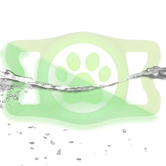 WhoseID etiqueta AirTag impermeable en collar de perro para uso diario