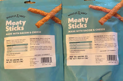 Wiggles & Wags golosinas suaves bacón-queso para entrenamiento.