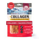 Wild Eats palitos de colágeno para perros sabor salmón real, masticación duradera