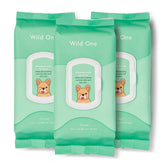 Wild One: toallitas para perro de eucalipto para limpieza entre baños.