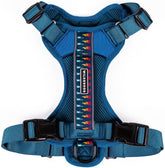 Arnés Wilderdog ligero en azul pacifico para paseos cómodos.
