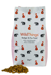 Wildlife World alimento para tejones y zorros croquetas crujientes apoyando la higiene dental