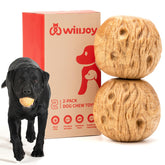 Willjoy bola indestructible para perros, textura duradera para masticar durante horas