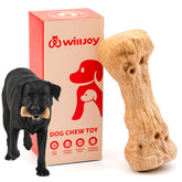Willjoy juguete indestructible de pino y nylon para perros grandes, ideal para mordidas fuertes.