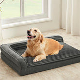WindRACING cama ortopédica para perros medianos con espuma huevo y soporte lumbar