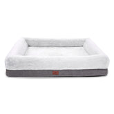 Cama ortopédica WINDRACING para perros grandes con funda desmontable y soporte estable.