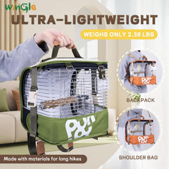 Wingle jaula acero inoxidable 304: seguridad anti-escape.