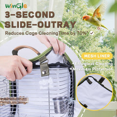 Wingle malla transpirable: buena ventilación para tu ave.