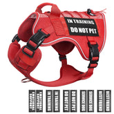 Arnés de malla WINSEE para perro de servicio en entrenamiento, cómodo y transpirable.