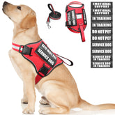 WINSEE arnés de servicio para perro con parches, ideal para entrenamiento y roles