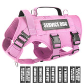 WINSEE arnés de servicio para perro grande con sistema Molle, ideal para paseos y entrenamiento