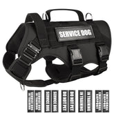 WINSEE arnés de servicio para perro mediano, vista lateral, cómodo y seguro para paseos