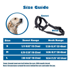 Wintchuk collar de cabeza evita tirones para paseos más controlados.