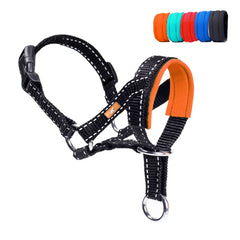 Wintchuk collar de cabeza con reflectante y ajuste seguro para perros.