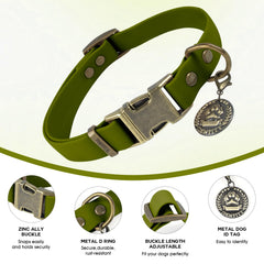 Wisedog collar fácil de limpiar mantiene al perro limpio