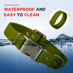 Ajuste cómodo del collar Wisedog para perros medianos, pensado para sesiones diarias.