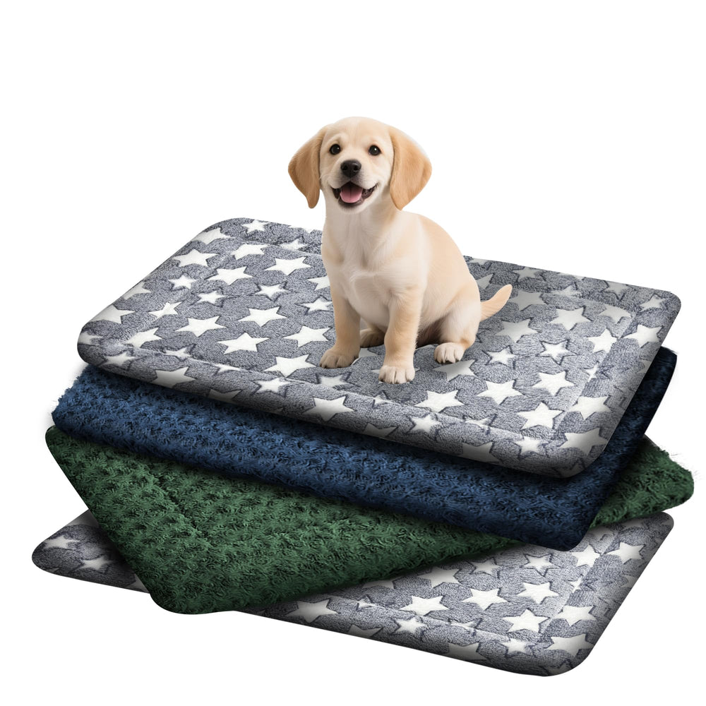Cama Wittop para perros lavable de 4 piezas, suave y cómoda para dormir.