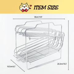 WIWIWISAM Dispensador de latas para gatos, muestra latas de 3oz y 5.5oz