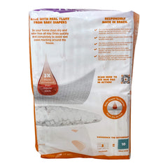Pad WizSmart absorción extrema, mantiene la humedad bajo control durante el entrenamiento.