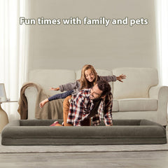 Almohadas laterales de WNPETHOME brindan contención y seguridad.
