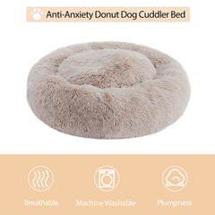 Cama dona WNPETHOME con bordes elevados para apoyo nocturno.