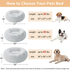 Cama de felpa suave WNPETHOME para mimos y sueño cálido.