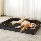Cama grande WNPETHOME para perros, diseño de sofá para dormir cómodo.