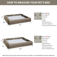 Funda lavable WNPETHOME XL, desmontable, facilita la higiene del área del perro.