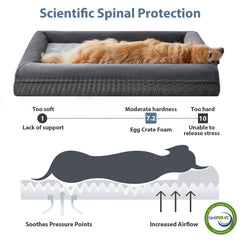 Funda impermeable y extraíble protege el relleno y facilita la limpieza