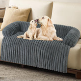 Cama para perros Wn's Day en sofá gris XL, comodidad suave para siestas largas