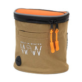 Wolf in Winter Quickdraw Treat Pouch top view shows fast, spill-free access.
