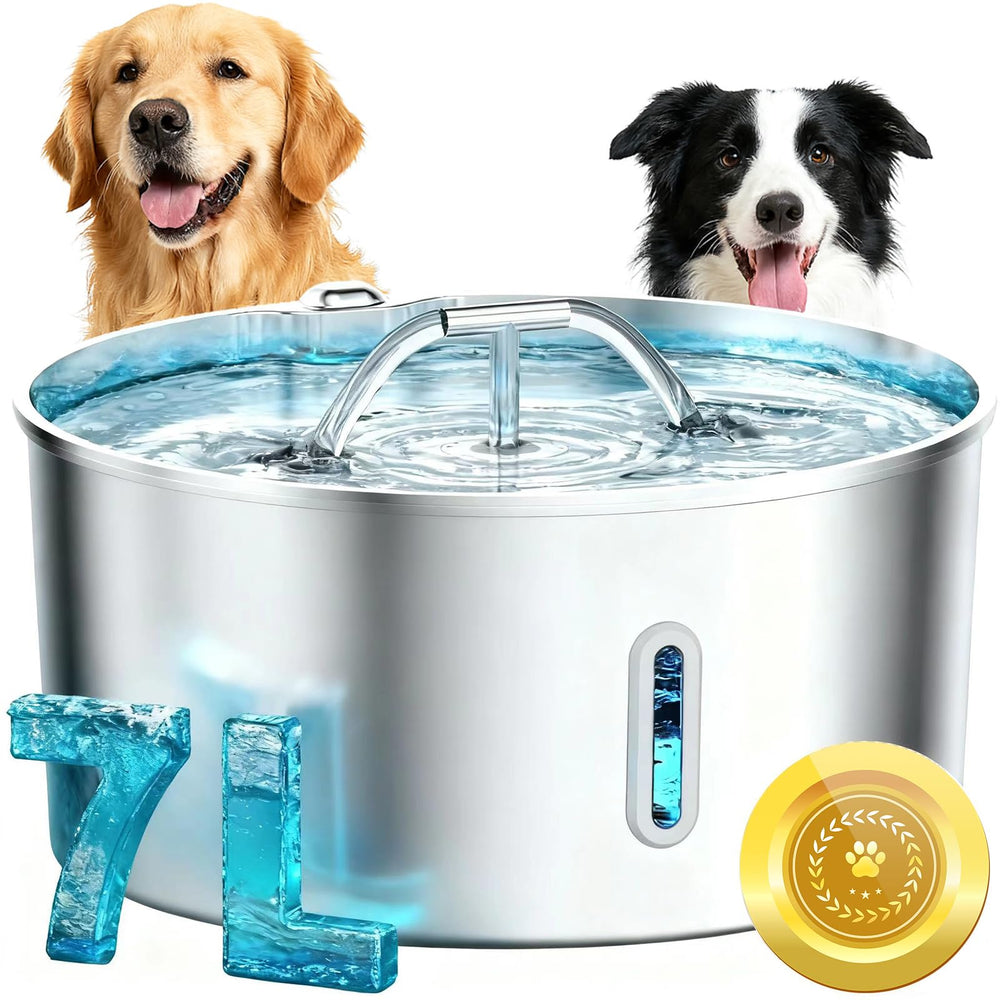 Wonder Creature bebedero para perros grandes con gran capacidad, ideal para mantener a tu mascota hidratada.