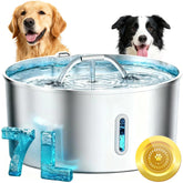 Wonder Creature bebedero para perros grandes con gran capacidad, ideal para mantener a tu mascota hidratada.
