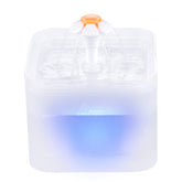 Wonder Creature fuente agua gatos LED: visualiza el nivel y mantiene hidratación.