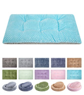 WONDER MIRACLE cama de mascota felpuda 15x23 en azul hielo para descanso cómodo