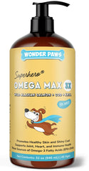 Wonder Paws aceite de pescado para perros en bote facilita la administración diaria