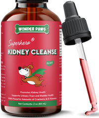 Wonder Paws liquido renal para perros, frasco de 60 ml, fácil de administrar.
