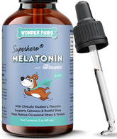 Wonder Paws melatonina para perros, gotas 2oz, promueven calma y sueño saludable.