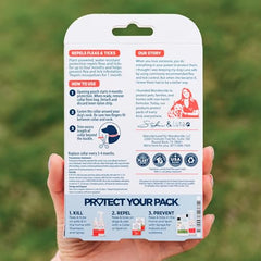Wondercide collar para perros resistente al agua, ideal para paseos bajo la lluvia