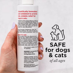 Wondercide Rescue, boquilla-aplicacion-patas, uso diario suave para irritaciones en patas.