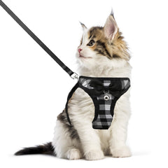 WONNABUY arnés de gato de malla transpirable para paseos cómodos al aire libre