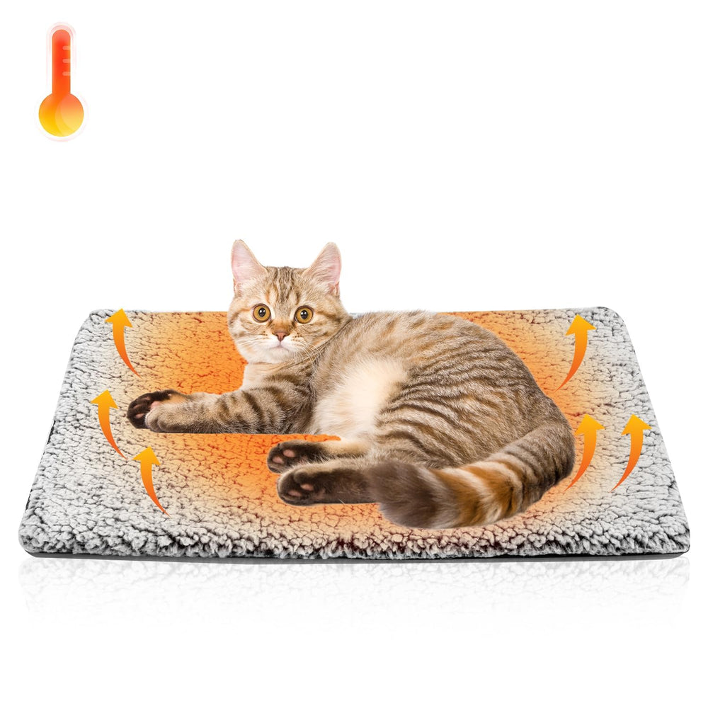 Cama auto-calor WONONE para gato, vista exterior, confort natural sin electricidad.