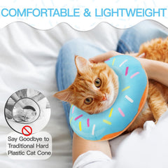 Collar donut WONONE con ajuste seguro para mejor ajuste.