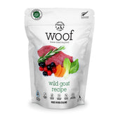 Woof de The New Zealand Natural Pet Food Co., empaque liofilizado, snack saludable para perro.
