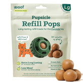 WOOF paleta para perro pollo recarga, entretenimiento prolongado para tu mascota.
