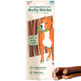 WOOF palitos bully de 12 pulgadas: premio duradero para perros y entretenimiento seguro