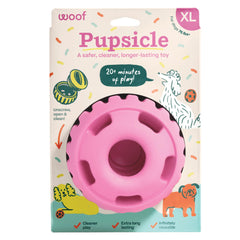 WOOF Party Pupsicle: perro jugando interactivo, alarga el tiempo de juego sin desorden.