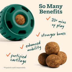 Woof Pupsicle ideal para aventuras al aire libre, con paseo y juego.