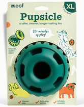Juguete interactivo WOOF Pupsicle para perros XL, ideal para mantenerlo ocupado.